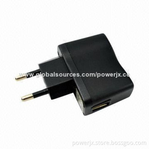 Professional manufacturer American and European 2P Plug Wall Adapter 5V 1A